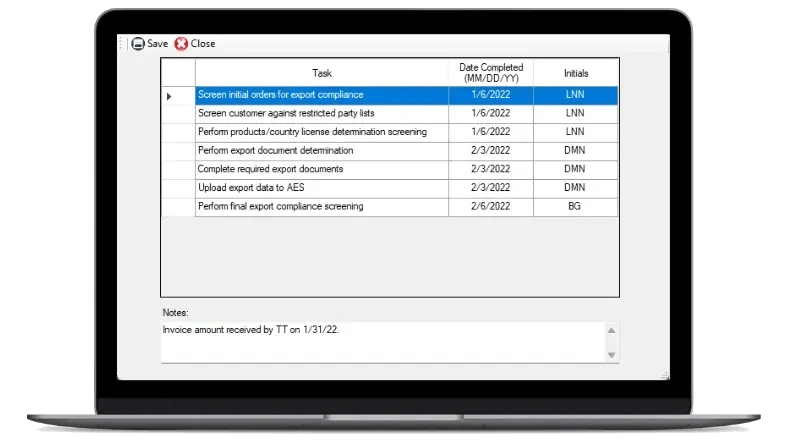 Monitor Each Step in Your Export Process