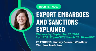 Export Embargoes and Sanctions Explained - September 2026