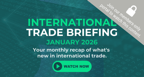 International Trade Briefing: January 2026 [Video]