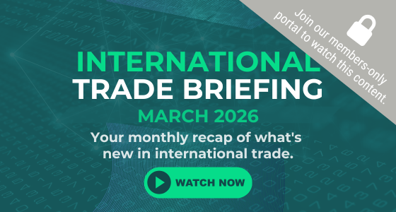 International Trade Briefing: March 2026 [Video]